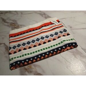 Old Navy Fleence‎ Soft Scarf Fair Isle Geometric Pattern One Size Winter Basics